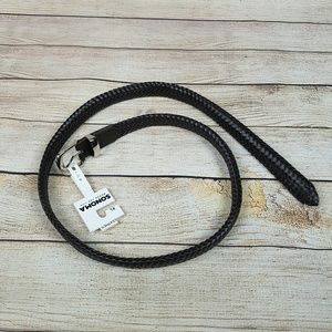 🌟B2G1 Sonoma 1 Inch Leather Braided Belt Brown